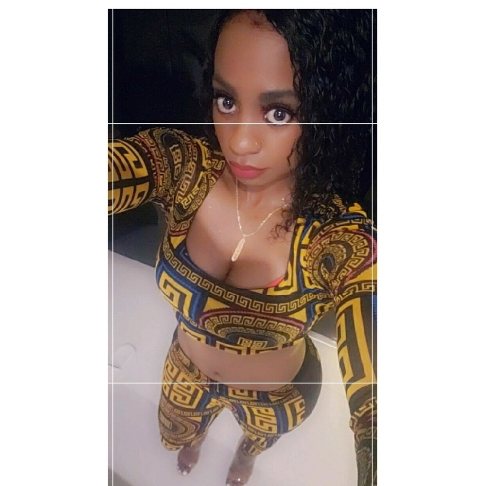 Egyptian Print  2PC Top and Bottom